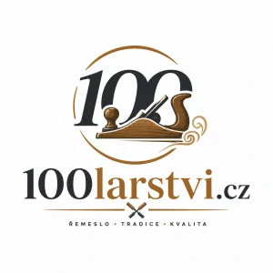 100larstvi.cz – originální .cz doména se slovní hříčkou pro stolařství a řemeslnou výrobu