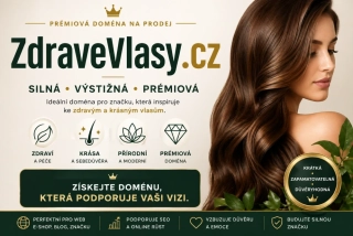 ZdraveVlasy.cz – prémiová doména pro vlasovou kosmetiku, trichologii a beauty segment